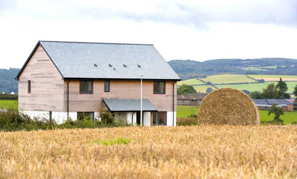 Higher Shippon in Cheriton Bishop, Devon. Completed in 2019 and built to A.E.C.B. standard.