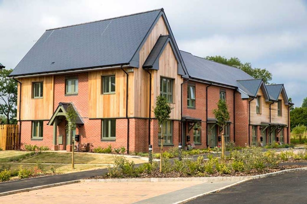 Lower Furlong, in Sharnbrook, Bedfordshire. Completed in 2018, this is Hastoe’s most recently certified Passivhaus development (accurate as of December 2020).