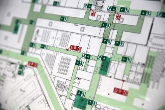 Evacuation map