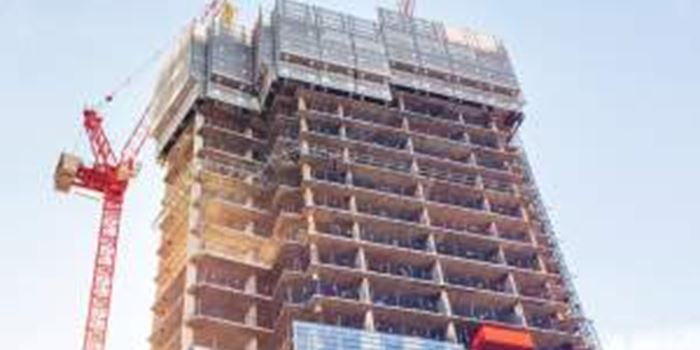 Block of flats being built