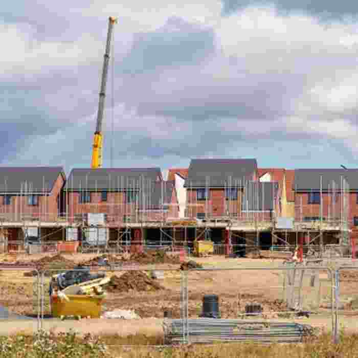 New homes being built