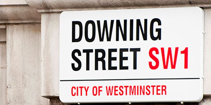 Downing street sign
