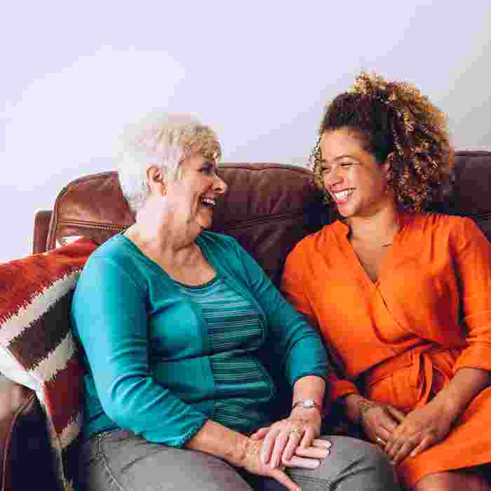 two people in a home, relationships between housing association and tenant