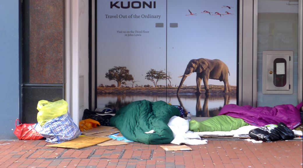 Rough sleeper city
