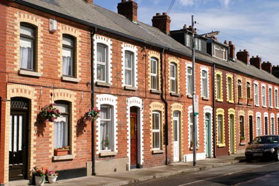 Rows of houses