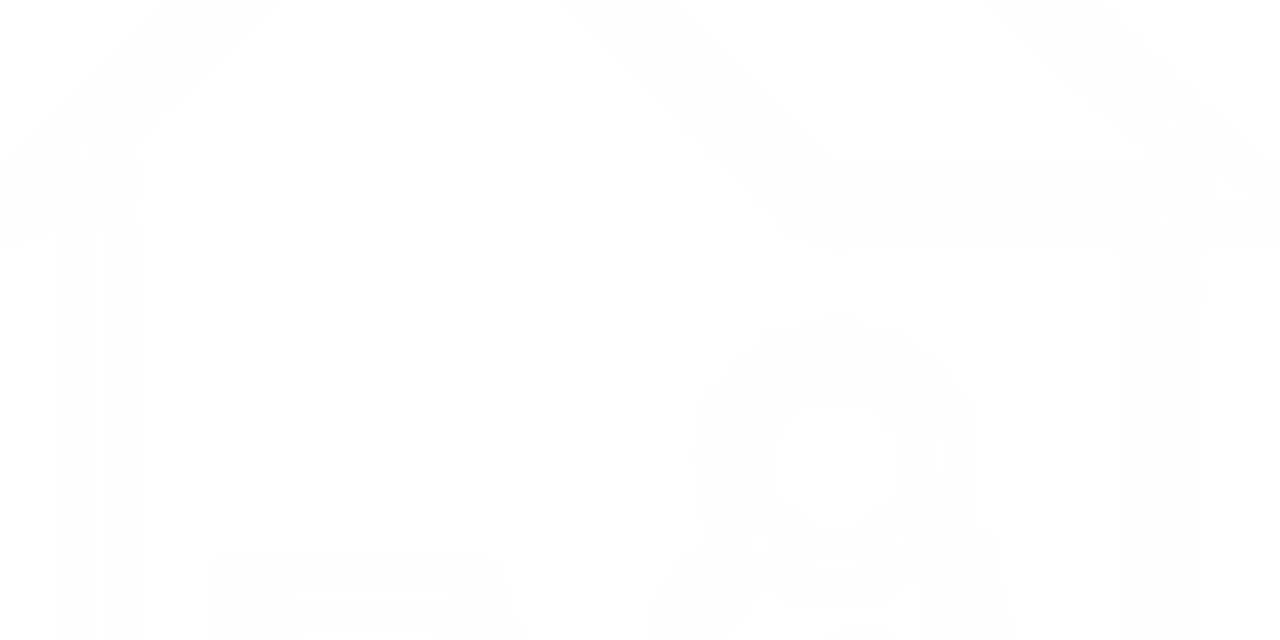 Drawing of a person sat with a laptop in a house