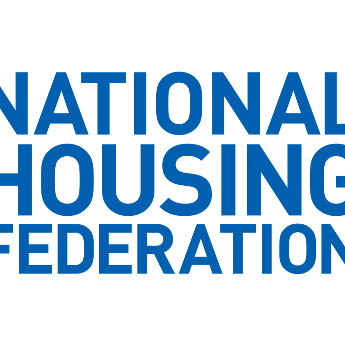 NHF logo in blue